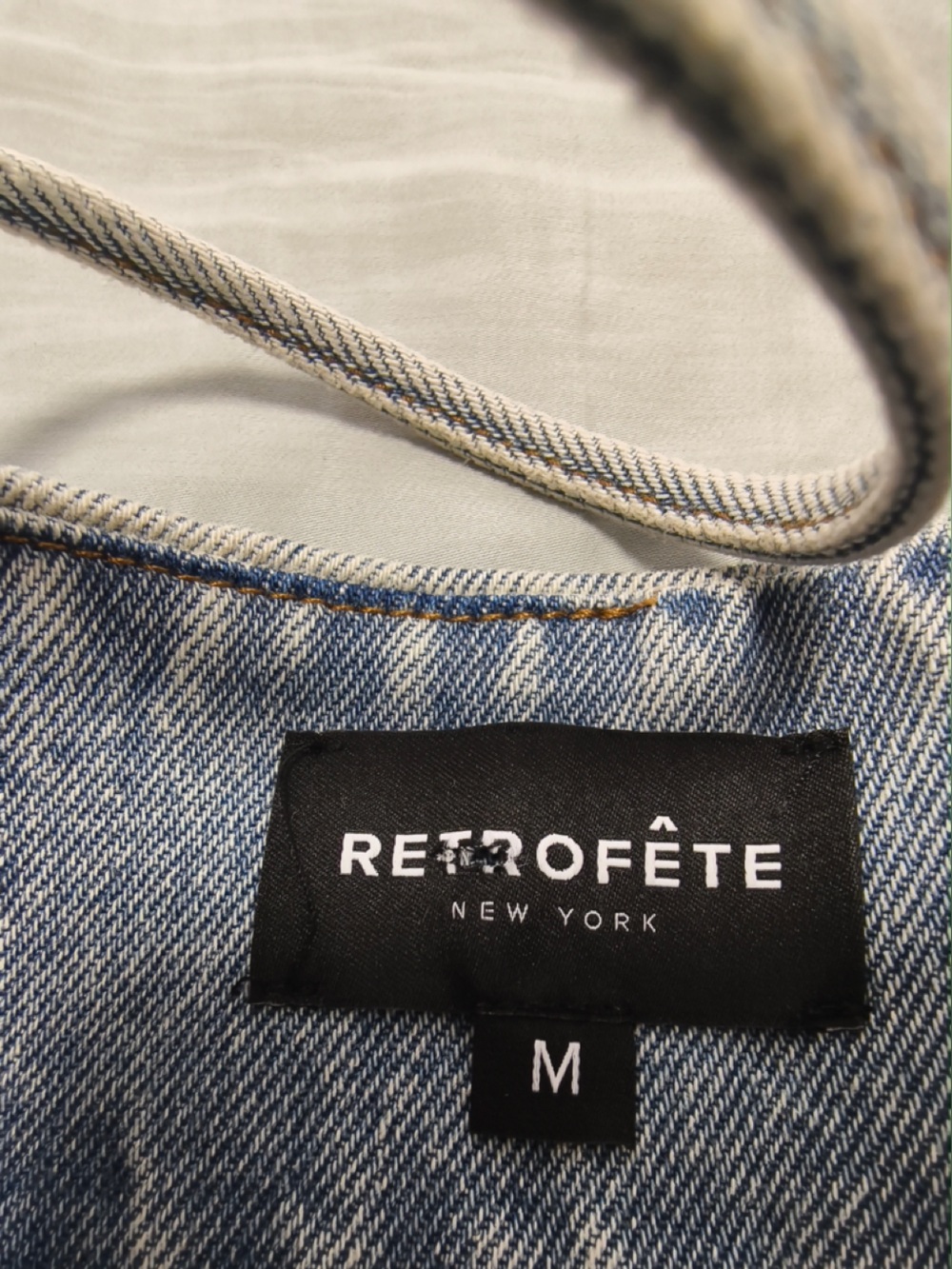Retrofete Nadiya Denim Mini Dress - Picture 10 of 10